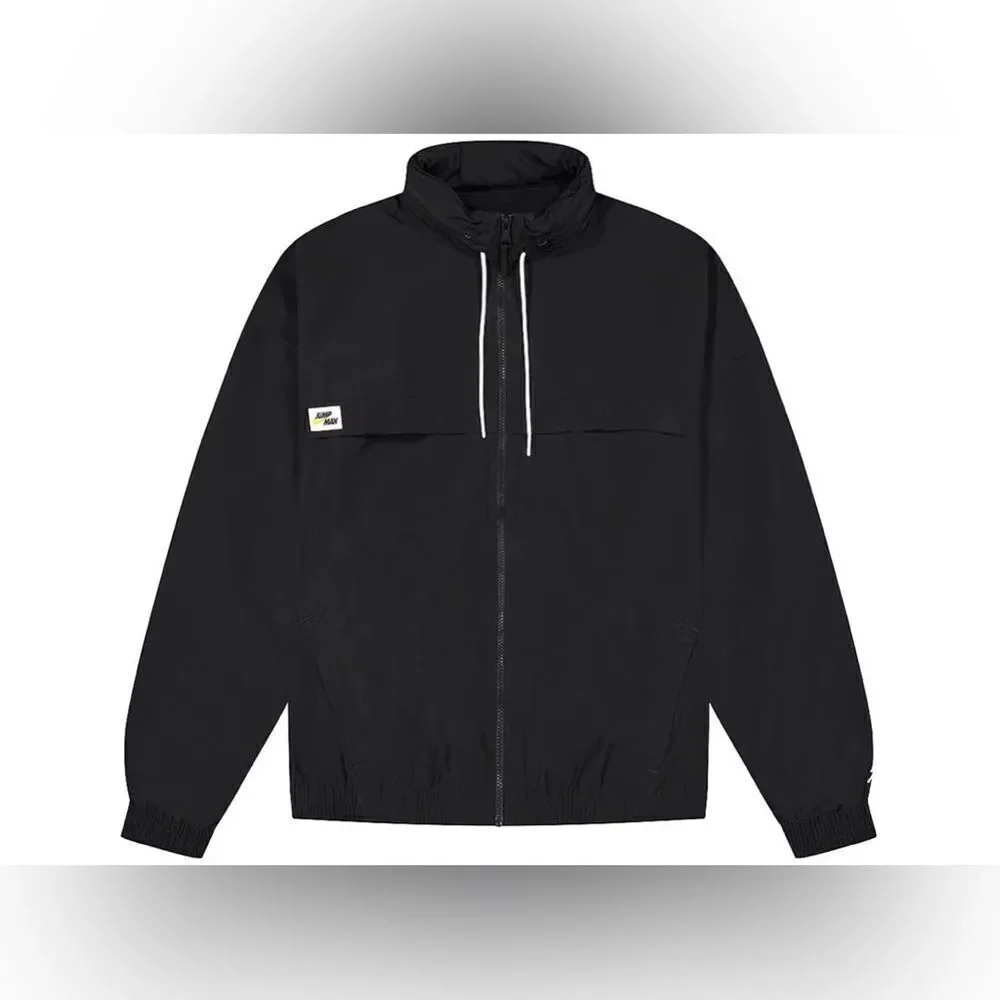 Nike Air Jordan Jumpman Full Zip Windbreaker Jacket Black